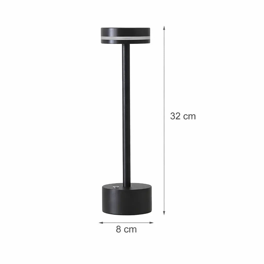 Luma | Lampe de Table LED Sans Fil Rechargeable Tactile Design Moderne