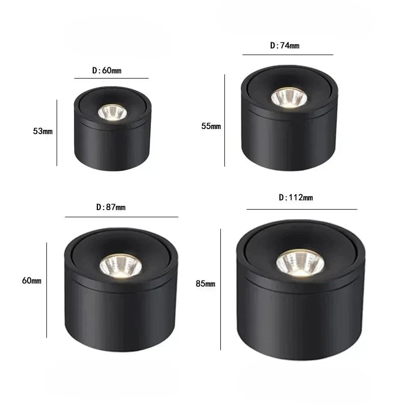 Oris | Projecteur LED Orientable Aluminium Design Moderne IP20