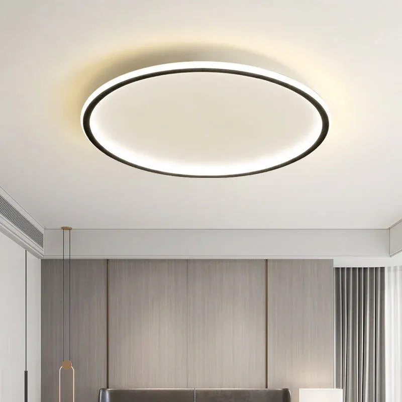 Aura | Plafonnier LED Design Minimaliste Dimmable avec Télécommande