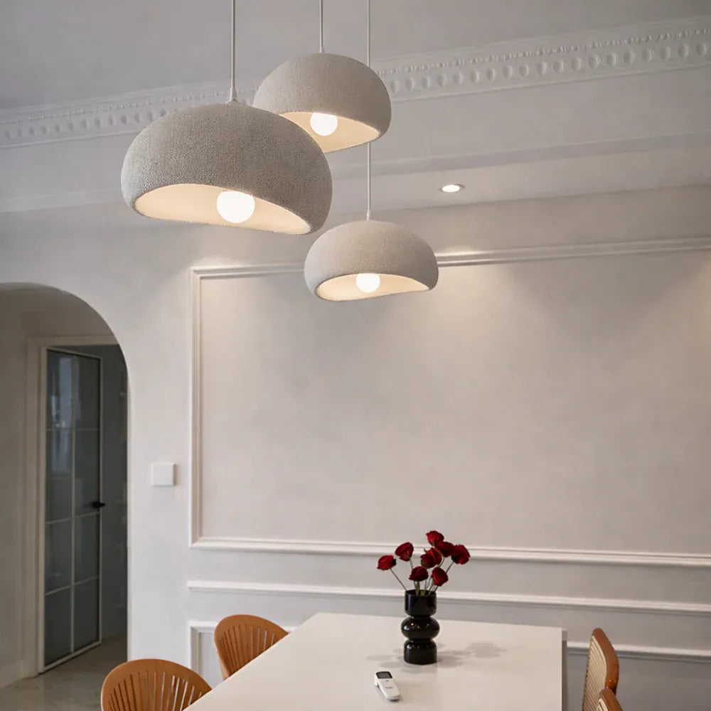 Oria | Suspension Design Organique Texture Pierre Salon Design Moderne