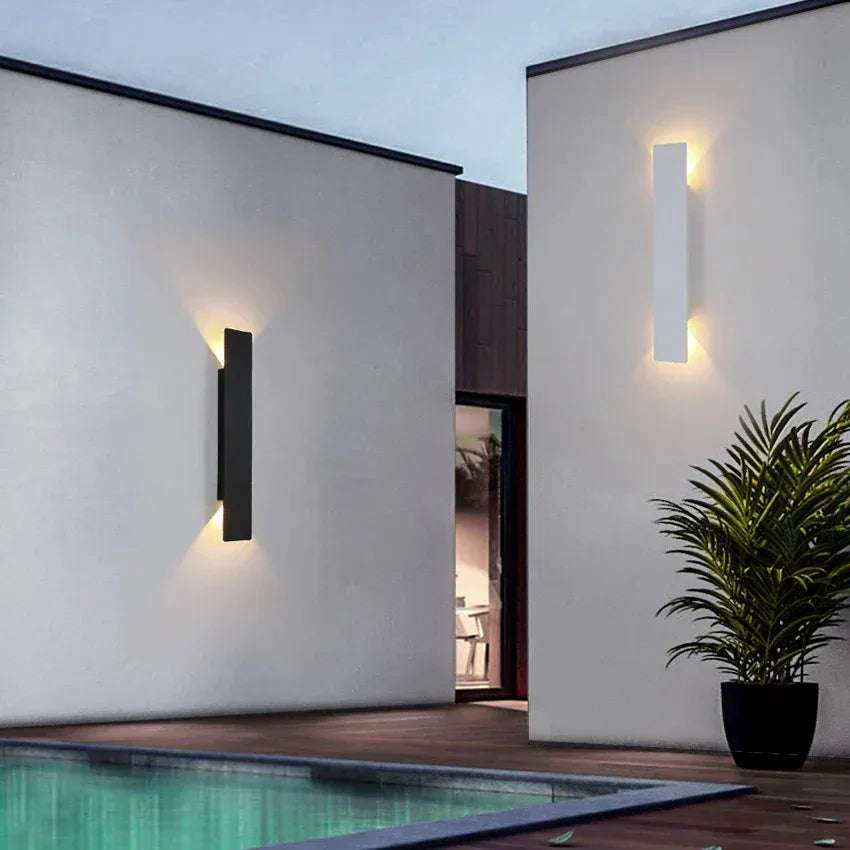 Auria | Applique Murale LED Extérieur Design Moderne IP65 Aluminium