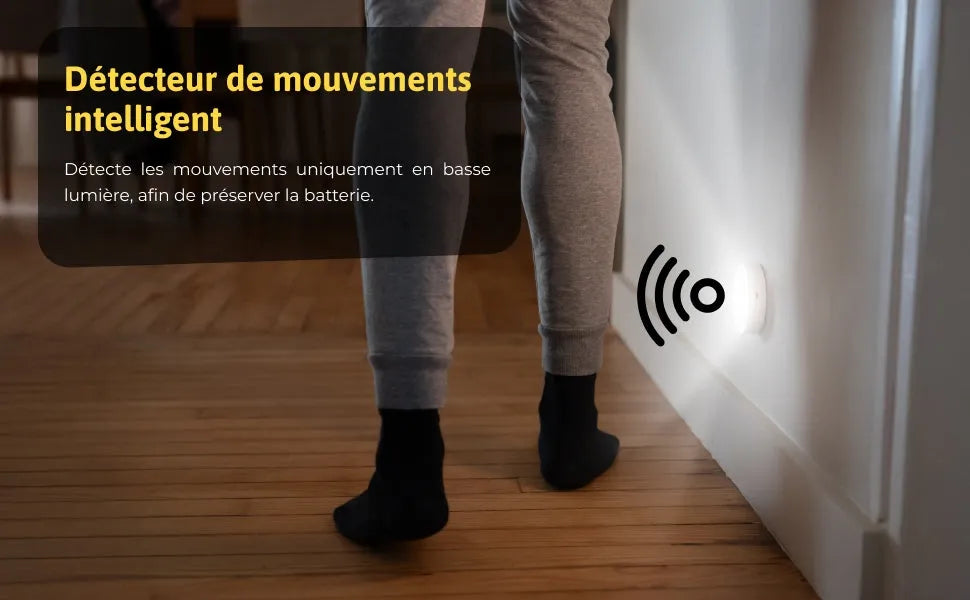 Lumina | Réglette LED Rechargeable Sans Fil Aluminium avec Capteur de Mouvement