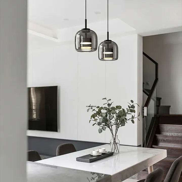 Aurea | Suspension Verre Soufflé LED Design Contemporain