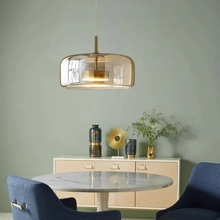 Aurea | Suspension Verre Soufflé LED Design Contemporain