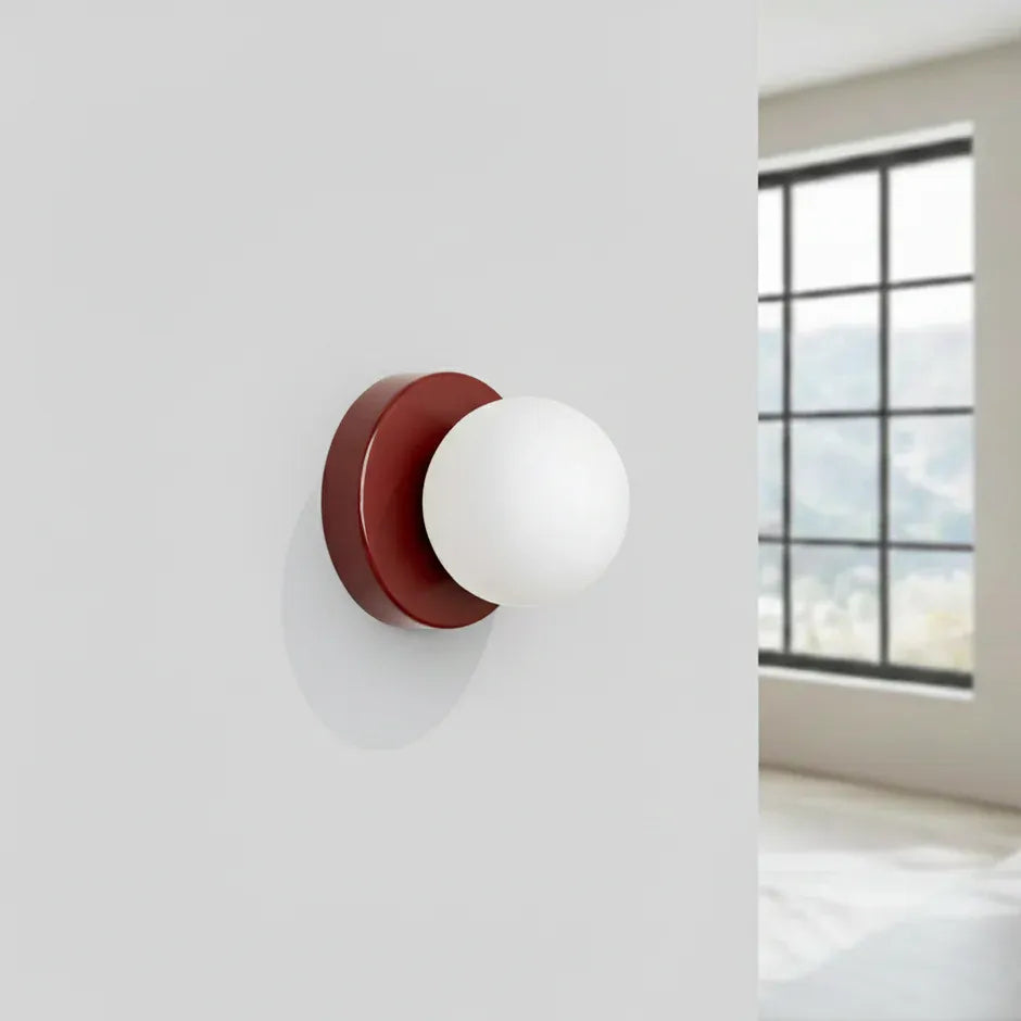 Salis | Applique Murale Design Moderne Laiton Verre Dépoli G9