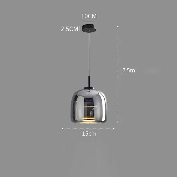 Aurea | Suspension Verre Soufflé LED Design Contemporain