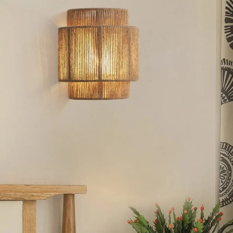 Applique Murale en Corde de Rotin 6