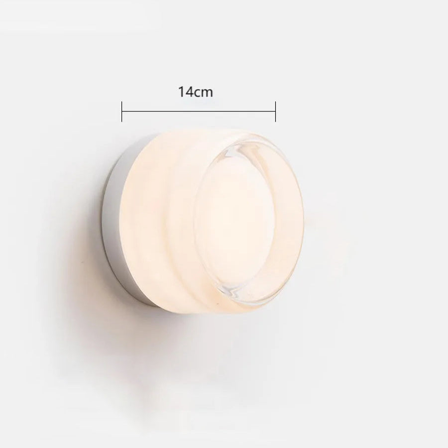 Ayra | Applique Murale Verre Soufflé Design Circulaire LED