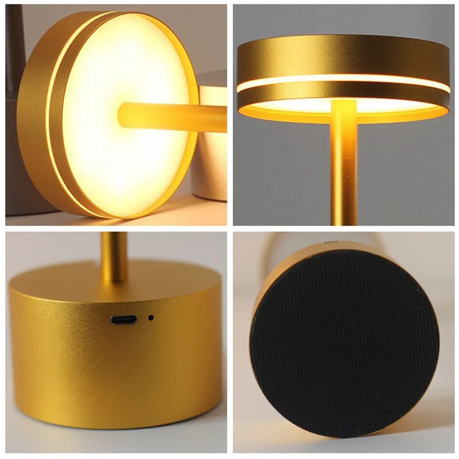 Luma | Lampe de Table LED Sans Fil Rechargeable Tactile Design Moderne