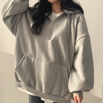 LOUISE | Hoodie Oversize Zippé