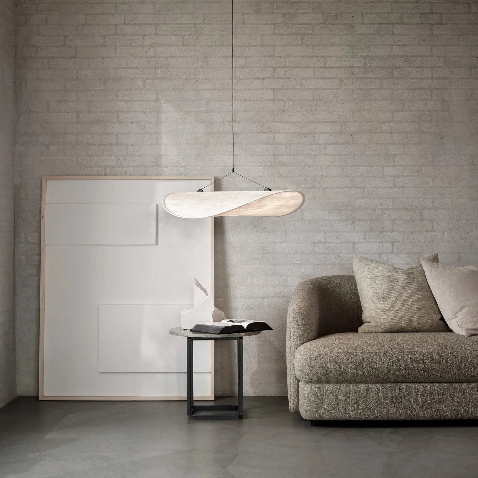 Solis | Suspension Design Nuage en Soie LED avec Hauteur Ajustable