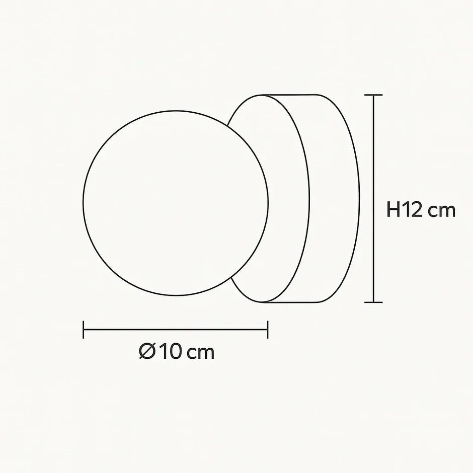 Salis | Applique Murale Design Moderne Laiton Verre Dépoli G9
