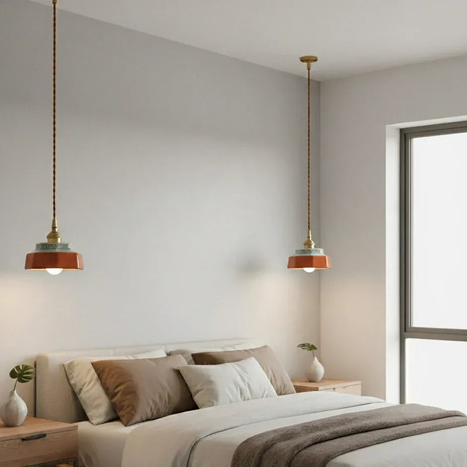 Kora | Suspension Design Céramique Artisanale Lustre Moderne