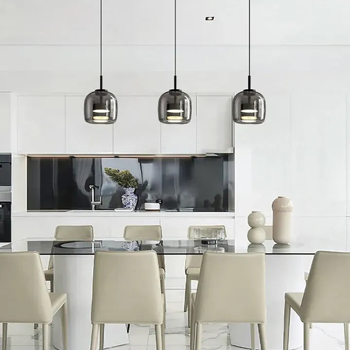 Aurea | Suspension Verre Soufflé LED Design Contemporain