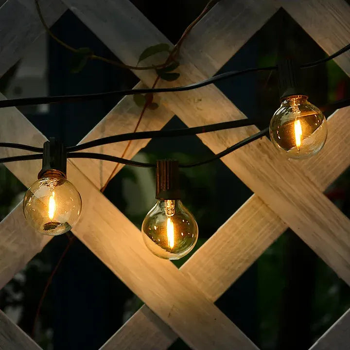 Lura | Guirlande Lumineuse Extérieure Style Guinguette IP45 Design Moderne